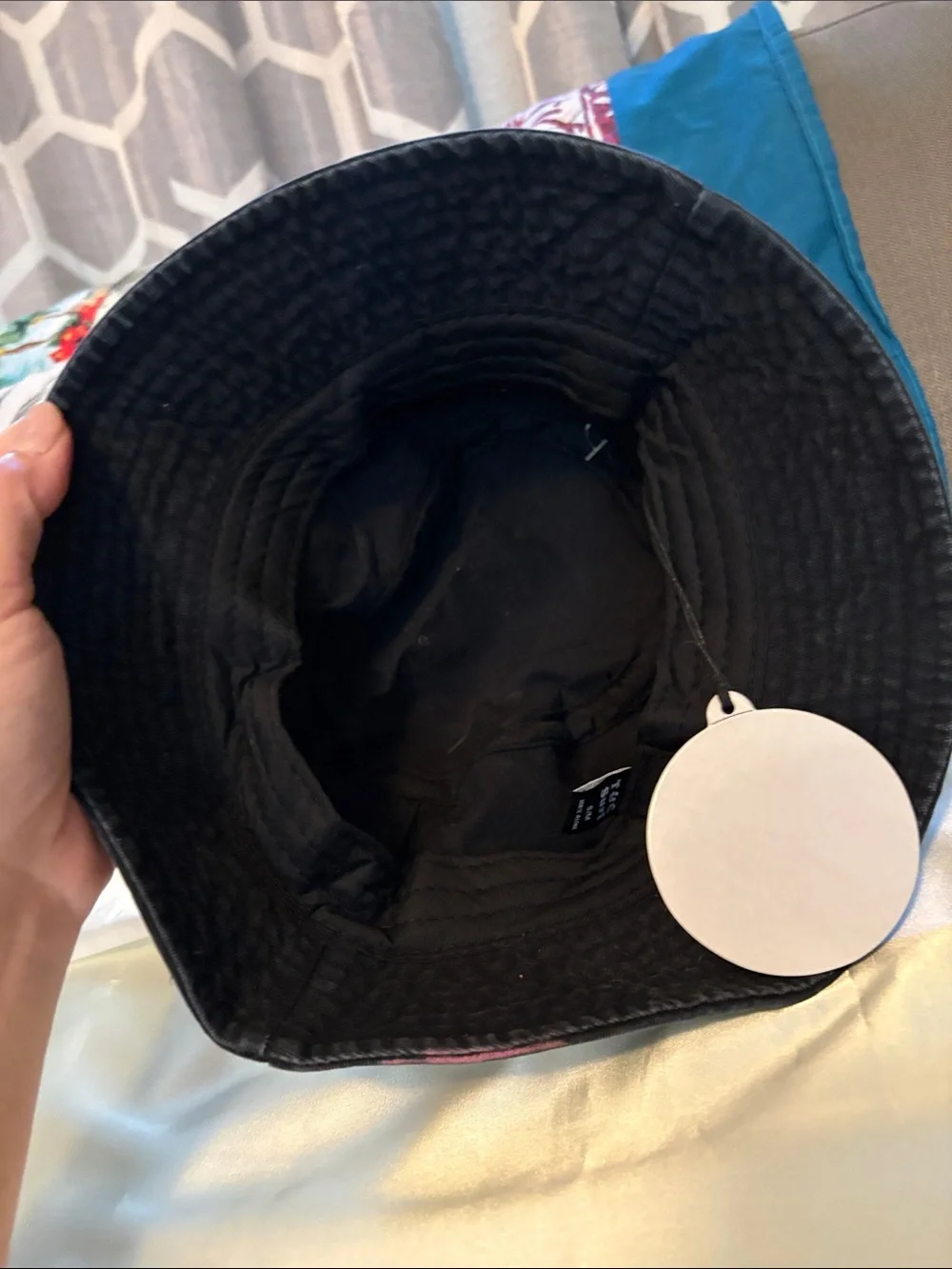 Kids Black Bucket Hat